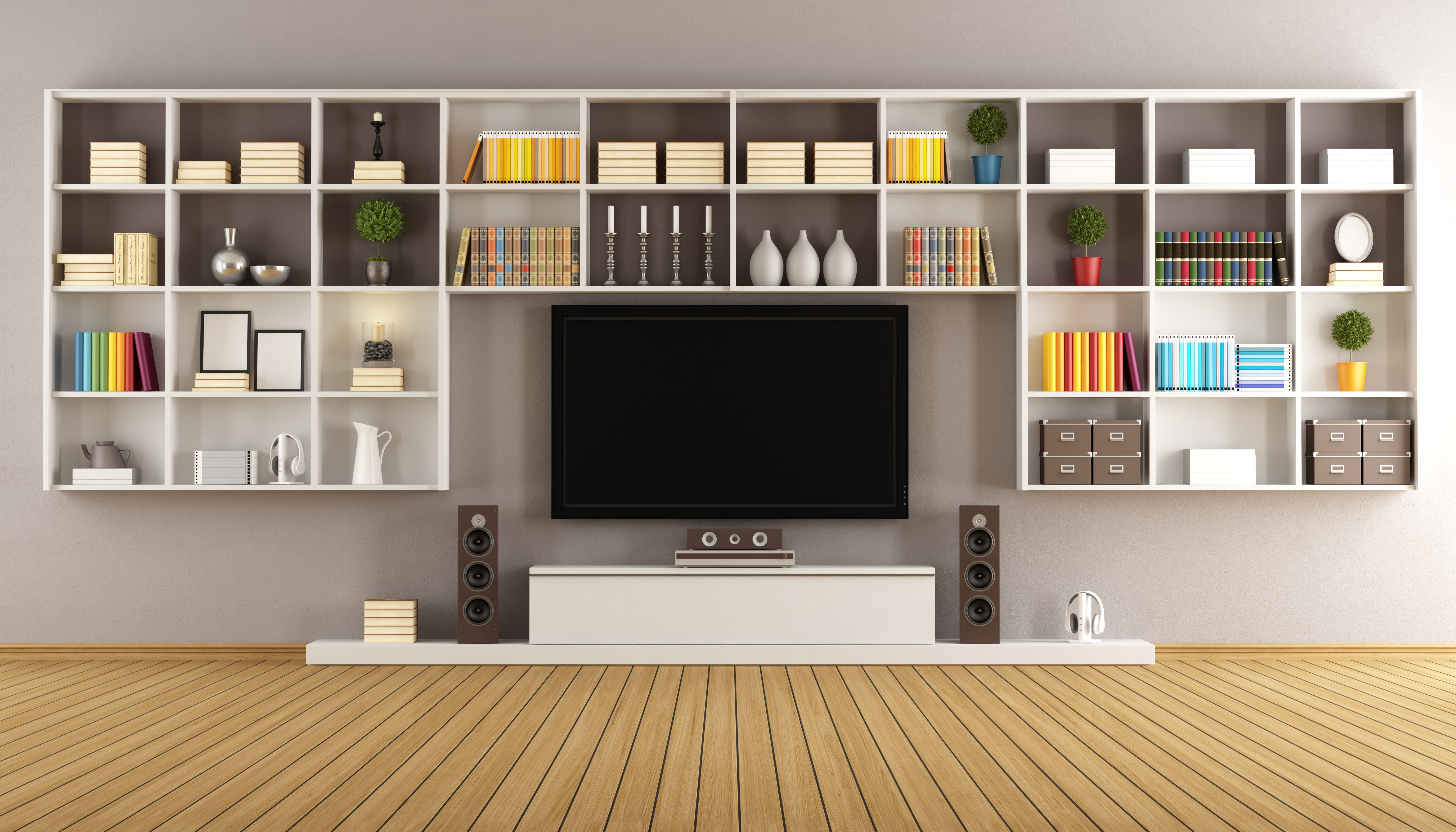 Built In Storage to Get the Most From Your Living Room | goFlatpacks