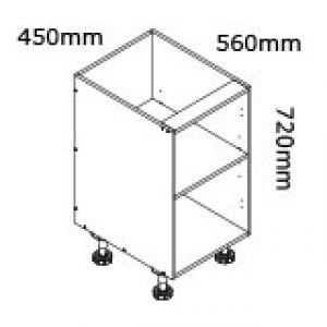 Flatpack 450mm base cabinet