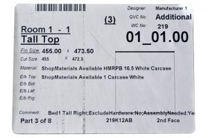 goFlatpacks Product Label